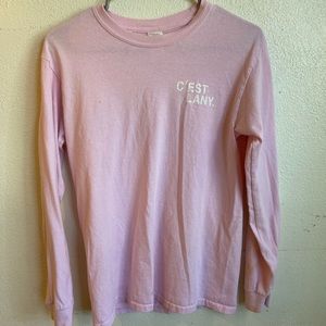 Pink LANY long-sleeve shirt